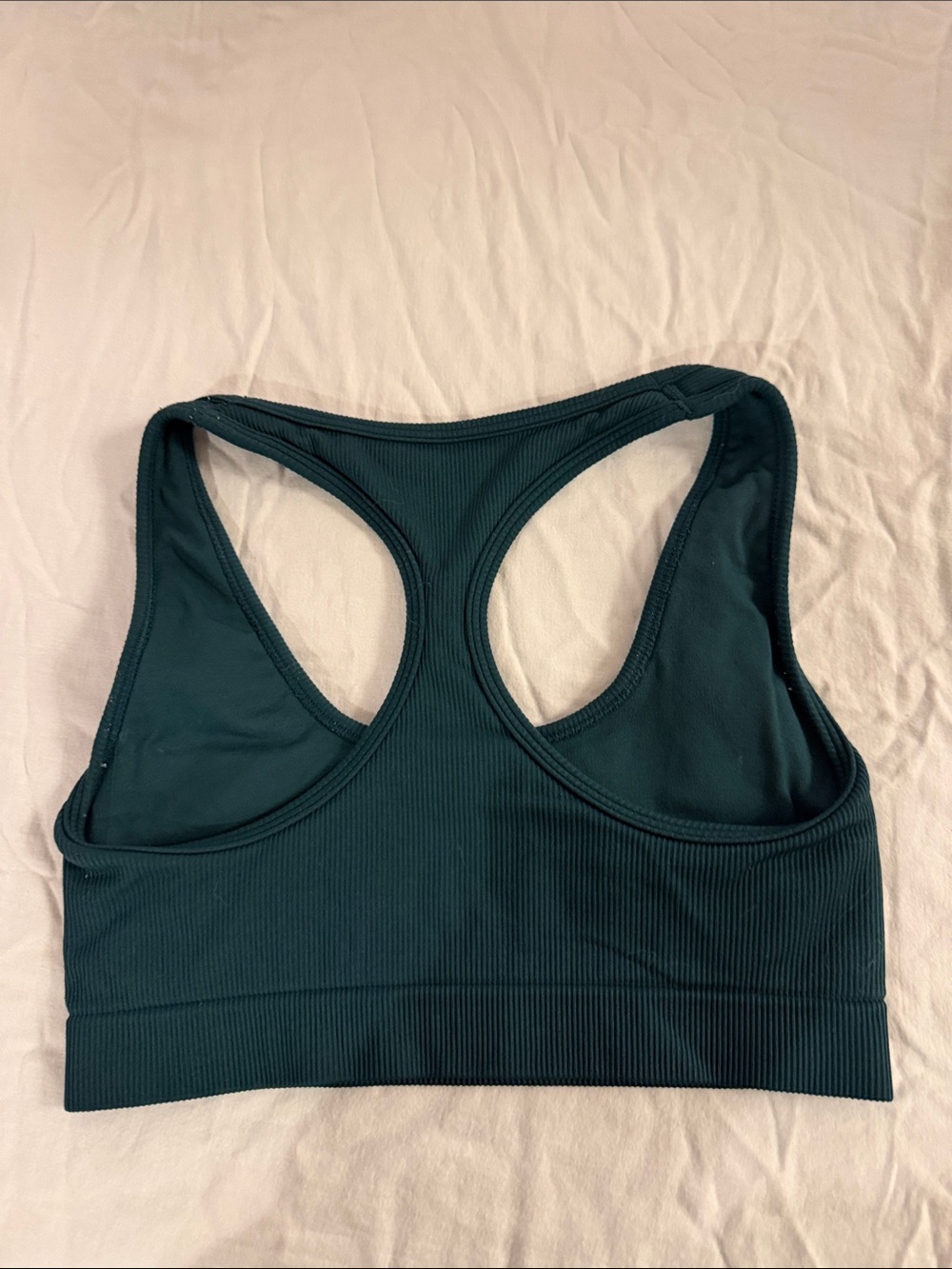 ALO Yoga Racerback Ribbed Sports Bra - Picture 2 of 3